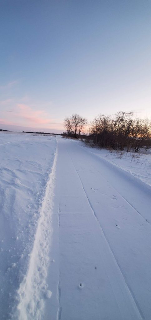 Northcentral snowmobile riding area