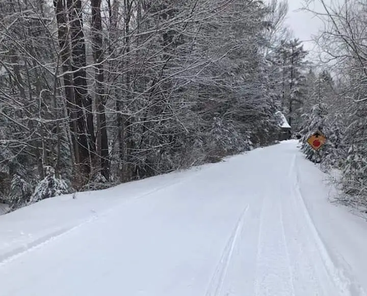 Tupper Lake snowmobile riding area