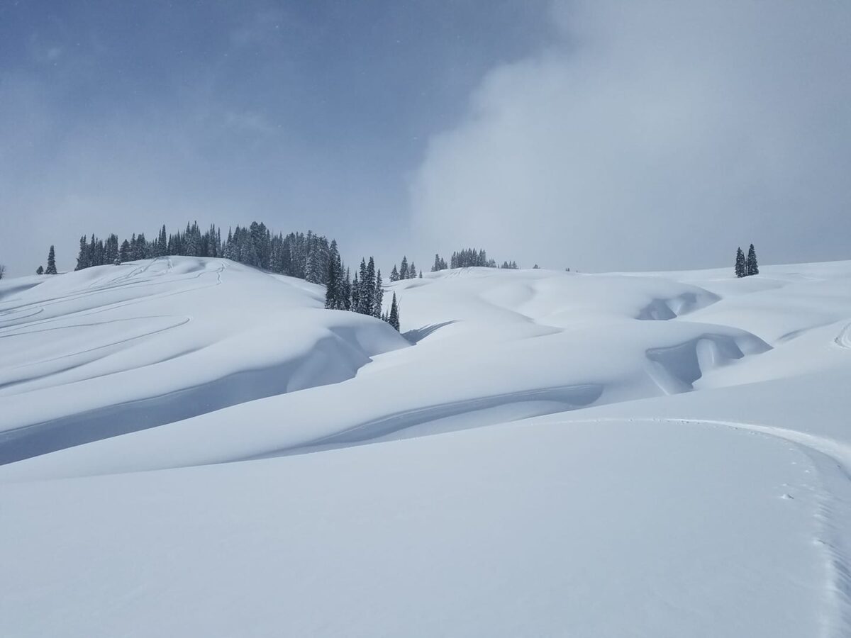 Pinedale/Horse Creek snowmobile riding area