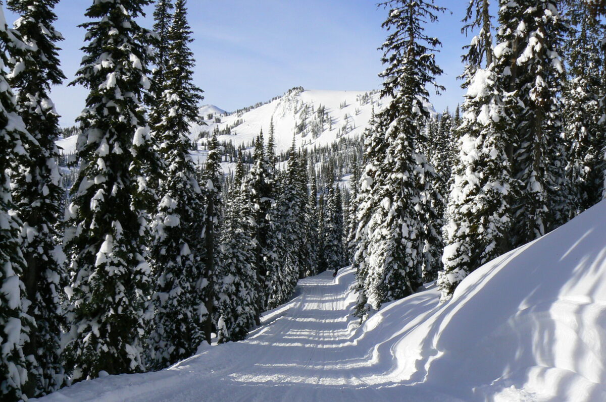 Mill Creek snowmobile riding area