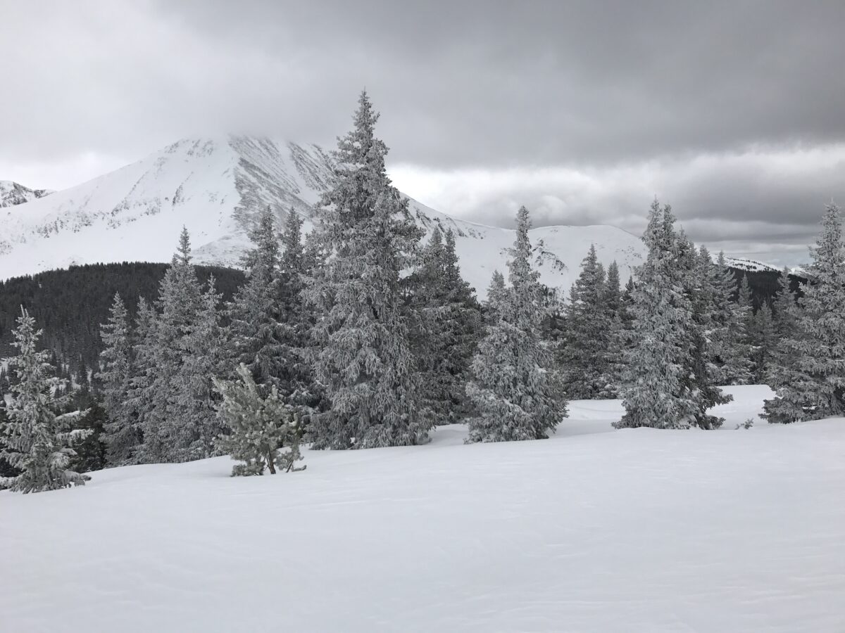 Canyon Creek snowmobile riding area