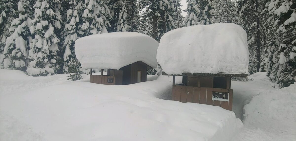 Salt Creek Summit snowmobile riding area