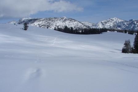 Boulder Creek snowmobile riding area