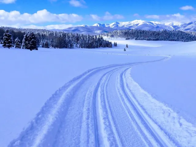 Red River/Bobcat Pass snowmobile riding area