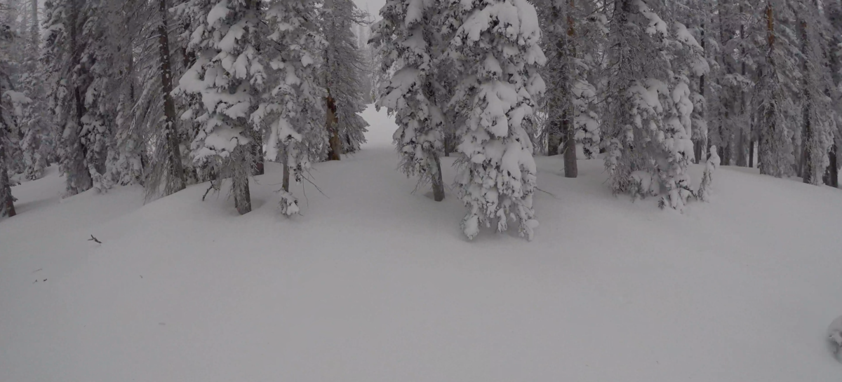 Buff Pass snowmobile riding area
