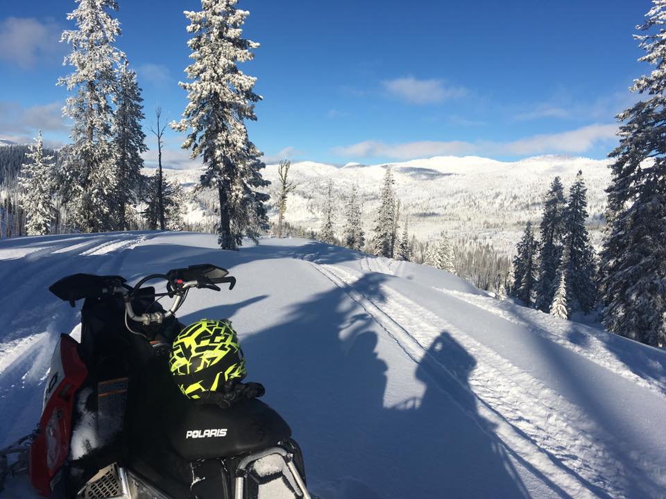 McCall snowmobile riding area