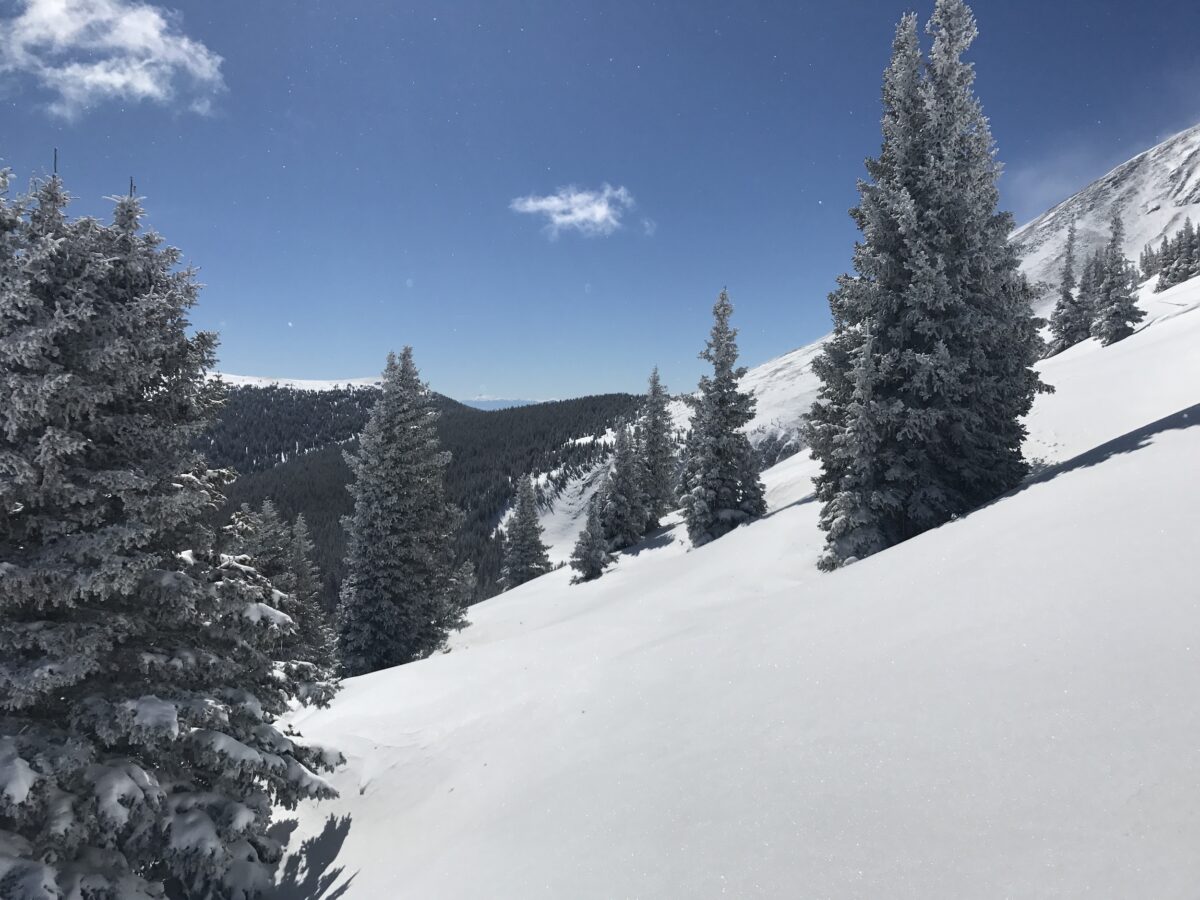 Georgia Pass snowmobile riding area