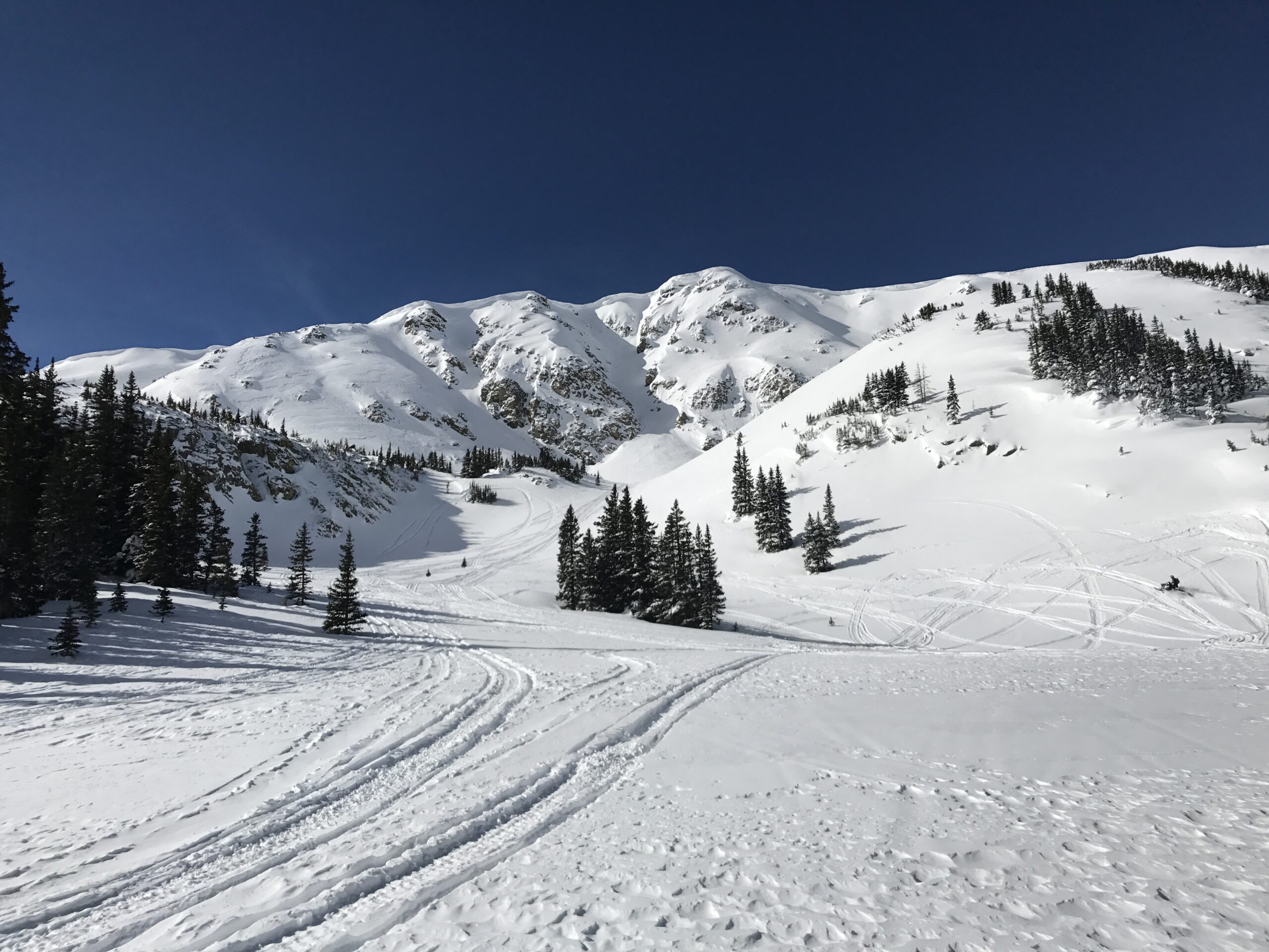 Cottonwood Pass snowmobile riding area